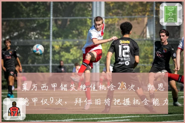 莱万西甲错失绝佳机会23次,凯恩德甲仅9次,拜仁旧将把握机会能力断崖下滑
