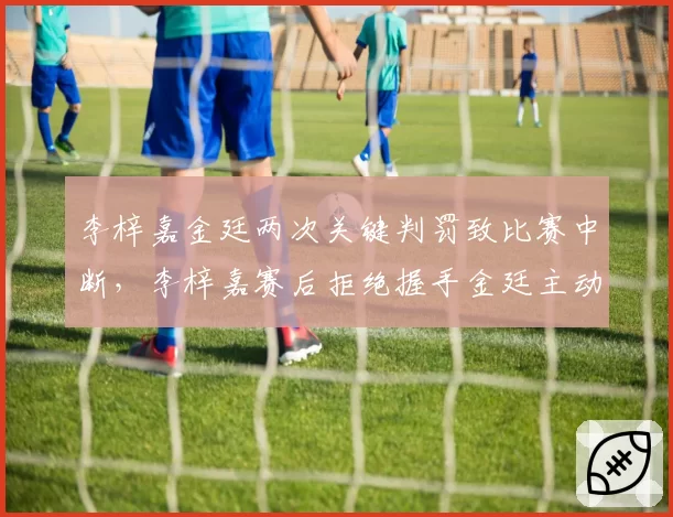 李梓嘉金廷两次关键判罚致比赛中断,李梓嘉赛后拒绝握手金廷主动示好